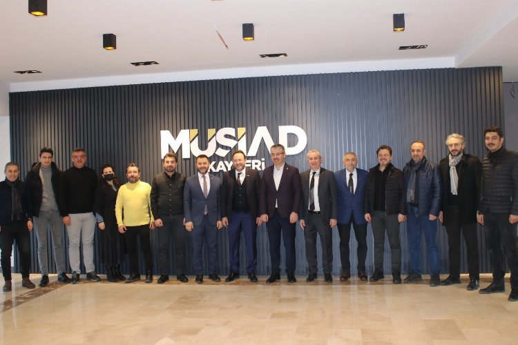 Kayseri'de AK Parti'den MÜSİAD'a nezaket ziyareti -