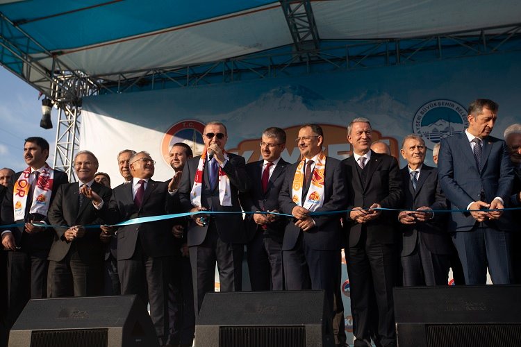 Kayseri'de Cumhurbaşkanı Erdoğan heyecanı -