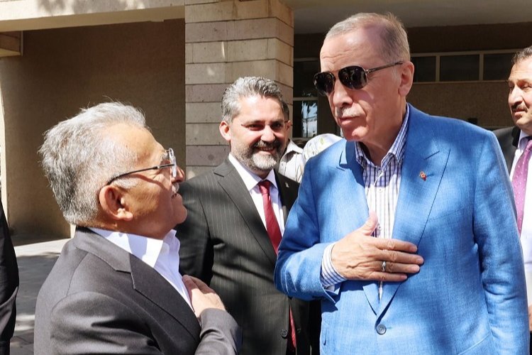 Kayseri'de Cumhurbaşkanı Erdoğan izdihamı -