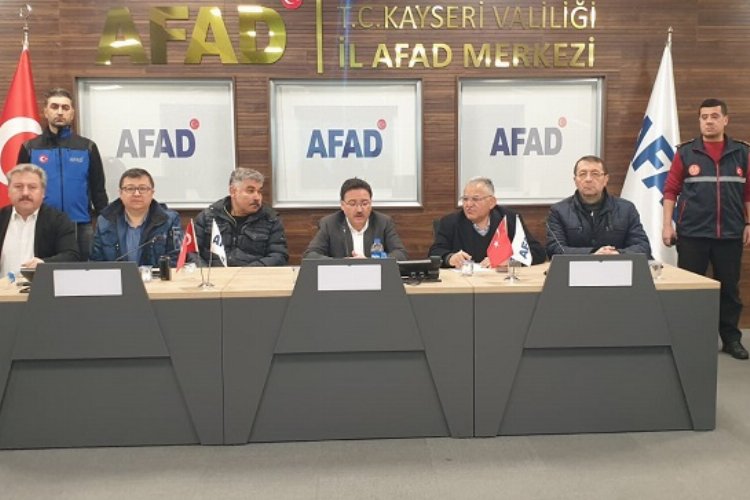Kayseri'de kriz masası kuruldu -