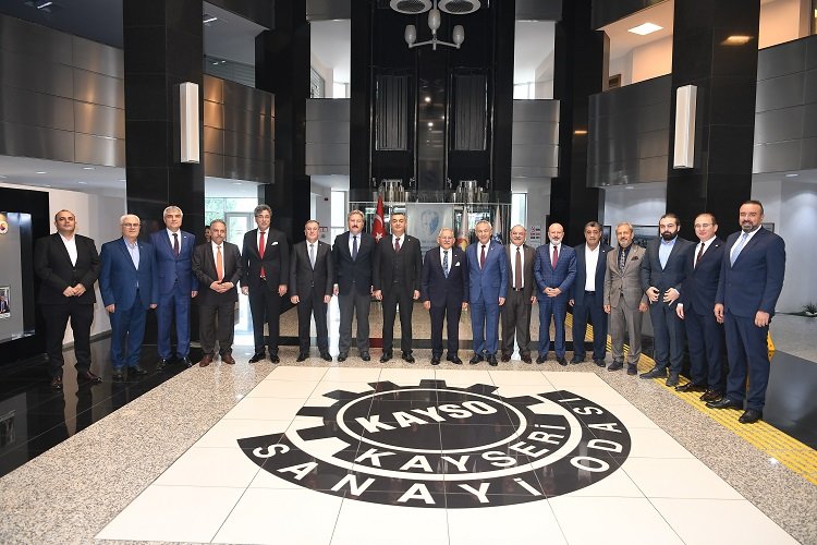 Kayseri'de Oda başkanlarına başkanlardan ziyaret -