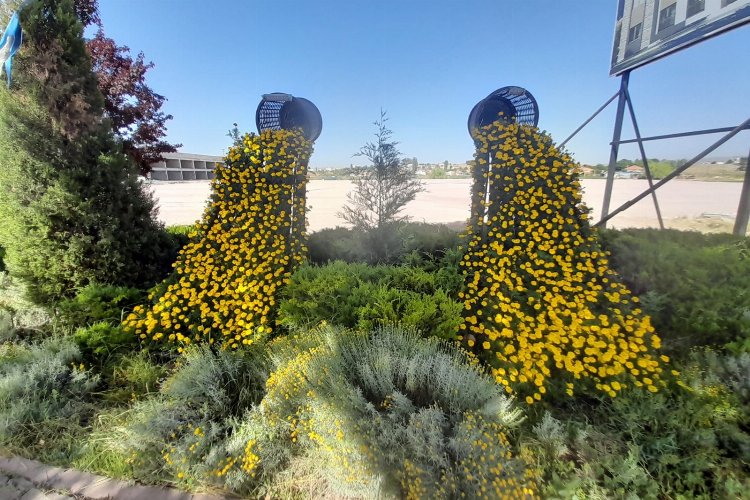 Kayseri'de son teknoloji ile yeşil dokuya katkı -