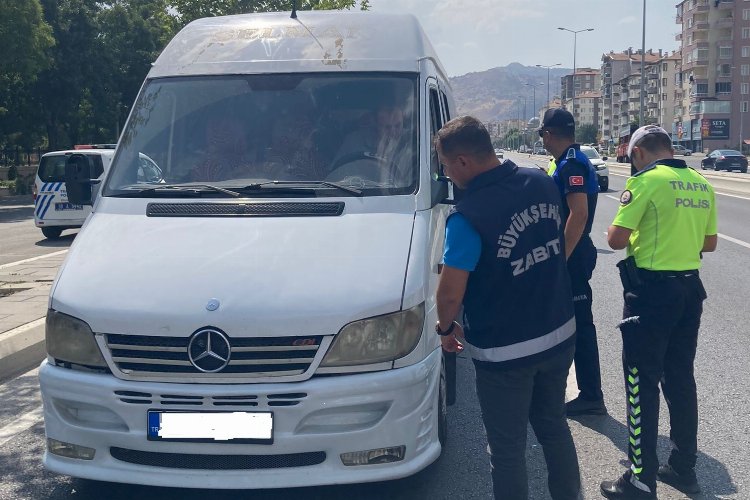 Kayseri'de zabıtadan toplu ulaşıma sıkı denetim -