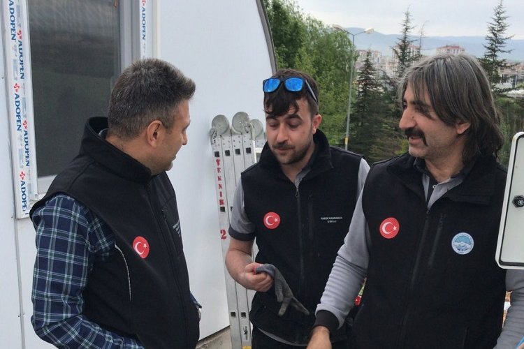 Kayseri'den Elbistan'a 100 konteyner -