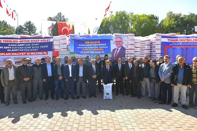 Kayseri'den tarıma 226 milyon liralık yatırım -