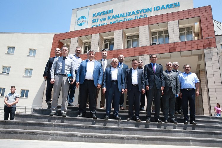 Kayseri dinamiklerinden KASKİ ziyareti -
