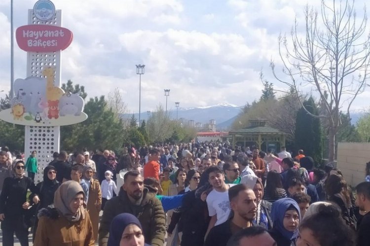 Kayseri Hayvanat Bahçesi bayram yaptı -