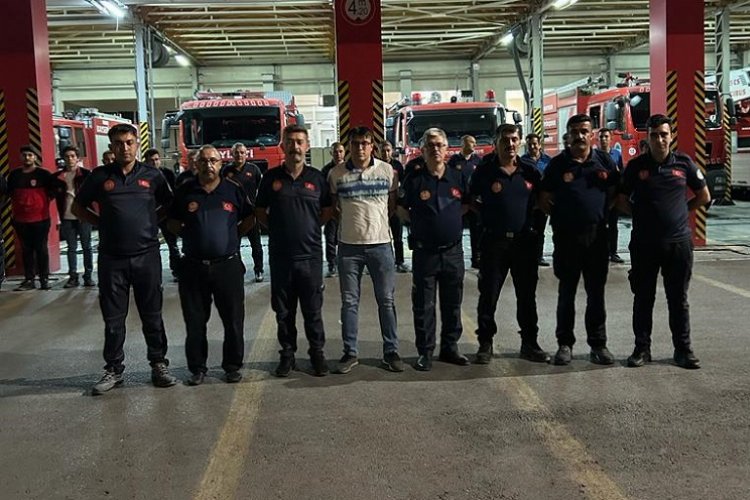 Kayseri itfaiyesinden Antalya yangınına destek -