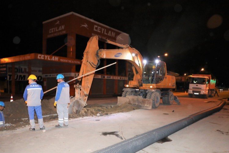 Kayseri KASKİ'den Yeni Sanayi'de alt yapı çalışması -