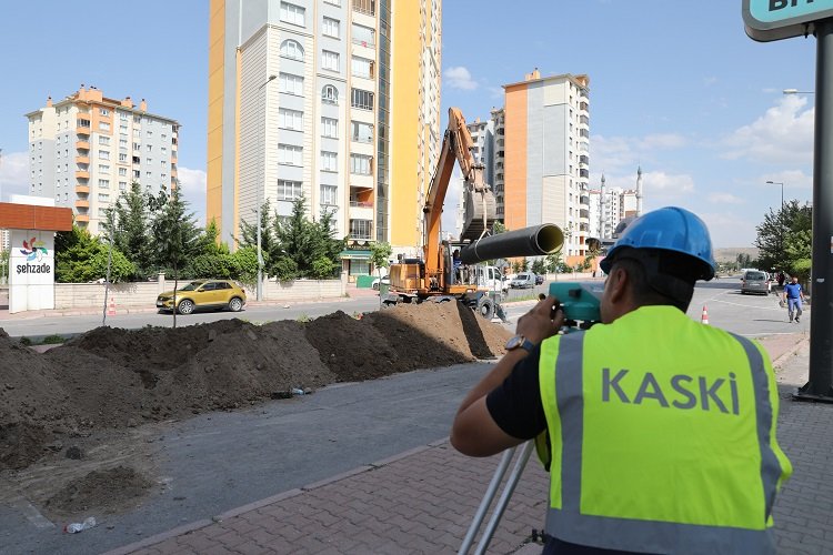 Kayseri Kocasinan'da altyapı yenileniyor -