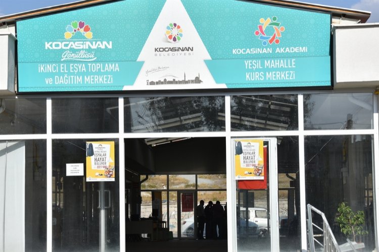 Kayseri Kocasinan'da ikinci el eşyalar değerleniyor -