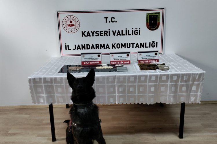 Kayseri Kocasinan'da Jandarma'dan uyuşturucu operasyonu -