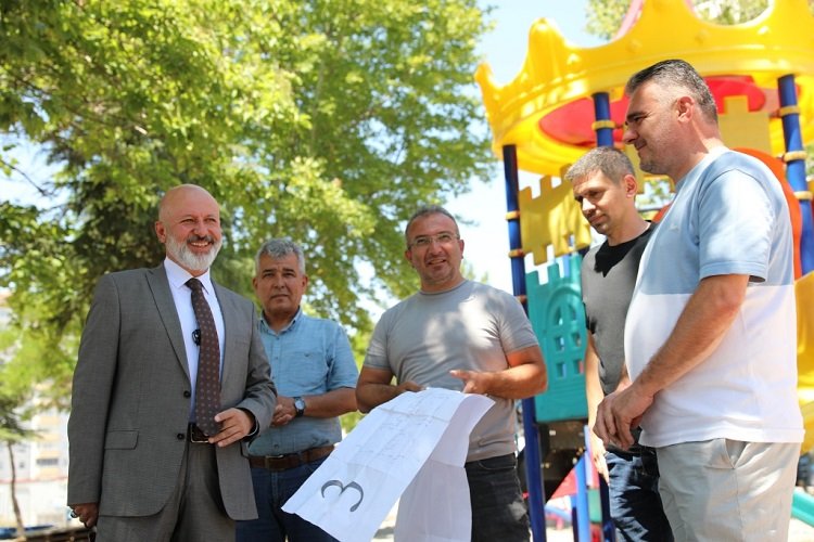Kayseri Kocasinan'da parklara teknolojik dokunuş -