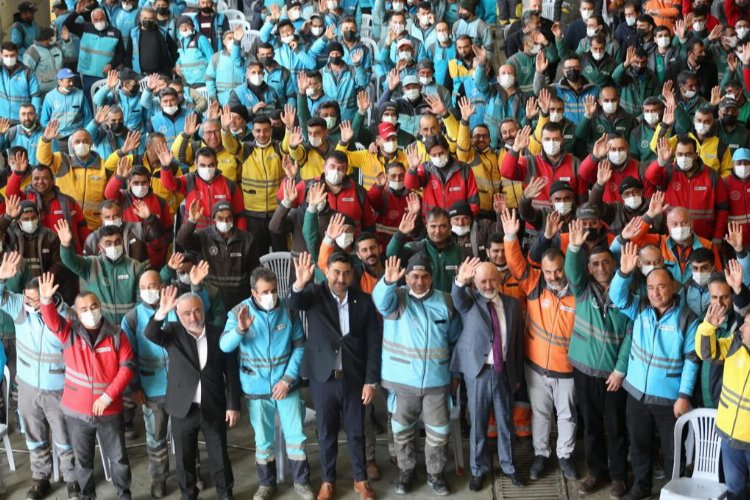 Kayseri Kocasinan'da Ramazan ayı öncesi çalışanlar bir araya geldi -