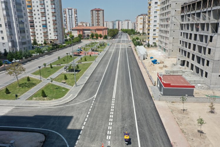 Kayseri Kocasinan'da rekortmen asfalt paleti -