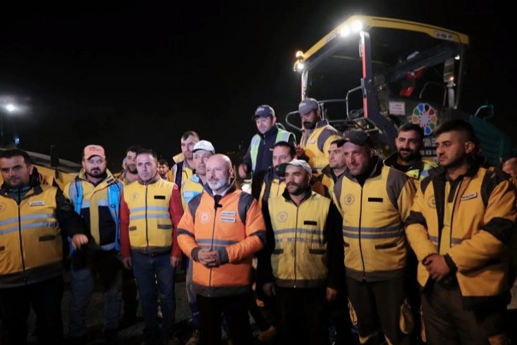 Kayseri Kocasinan'dan 40 saatlik hizmet rekoru -