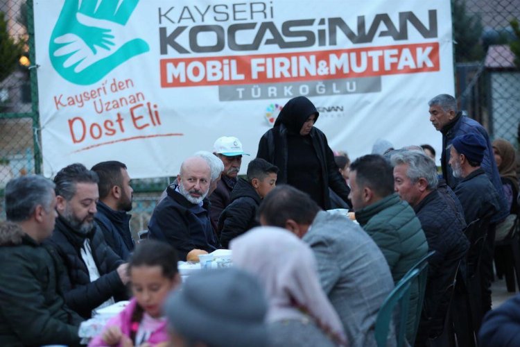 Kayseri Kocasinan'dan kardeş Türkoğlu’na ziyaret -