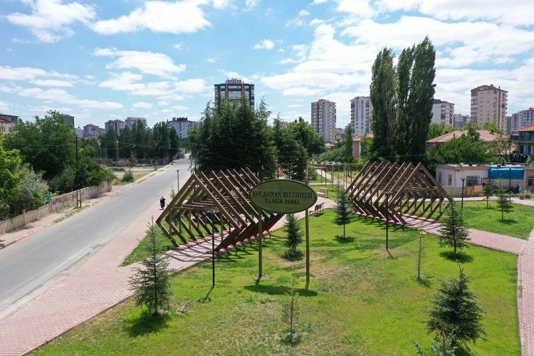 Kayseri Kocasinan yeşil alanda rekora doymuyor -