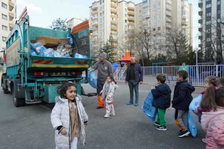 Kayseri Melikgazi'de çocuklara 'enerji tasarrufu' eğitimi -