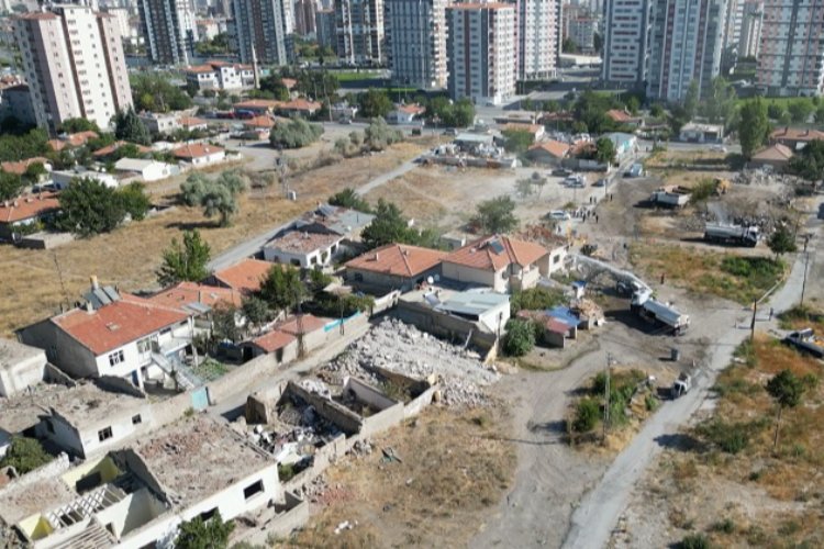 Kayseri Melikgazi'de örnek kentsel dönüşüm -