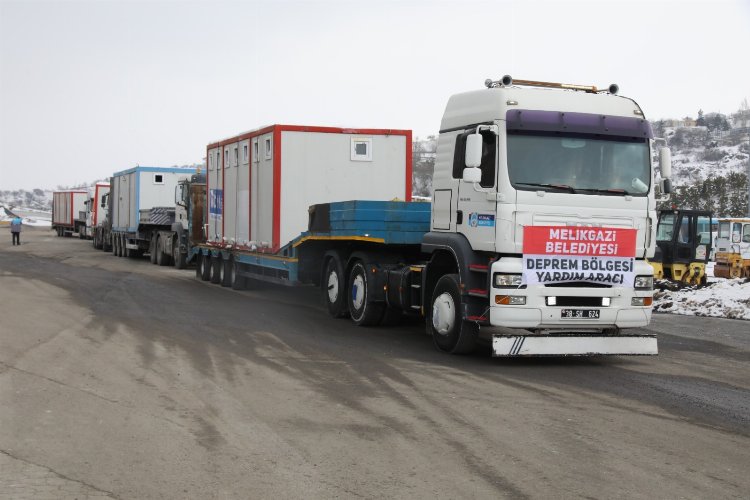 Kayseri Melikgazi'den Hatay'a tam destek -