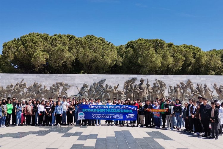 Kayseri'nin evlatları Çanakkale gezisinde -