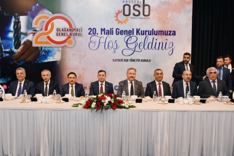 Kayseri OSB 20. Mali Genel Kurul gerçekleştirildi -