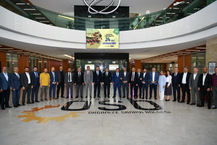 Kayseri OSB'den AK Parti'ye ziyaret -