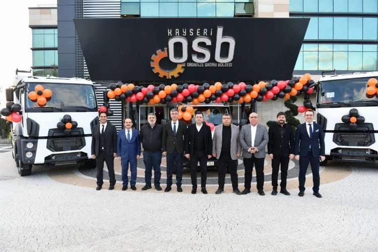Kayseri OSB'nin araç filosuna 6 taze kuvvet -