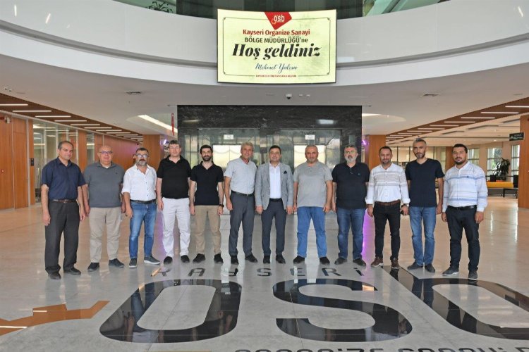 Kayseri OSB yönetimi üyelerle buluştu -