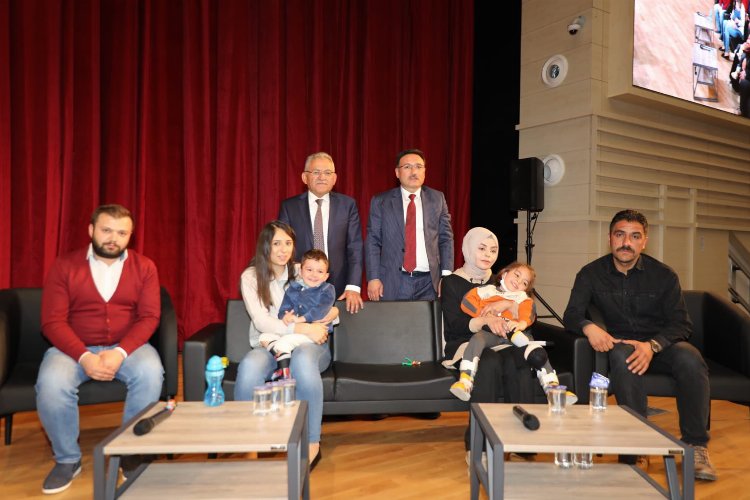 Kayseri protokolü Hasan ve Melih için buluştu -