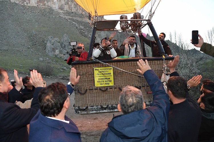 Kayseri protokolü turizm cenneti Soğanlı Vadisi'nde -