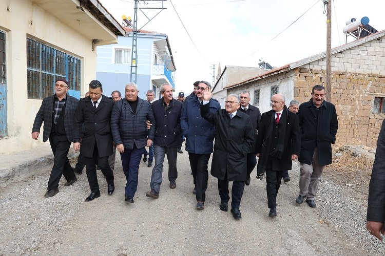 Kayseri protokolünden Develi mesaisi -