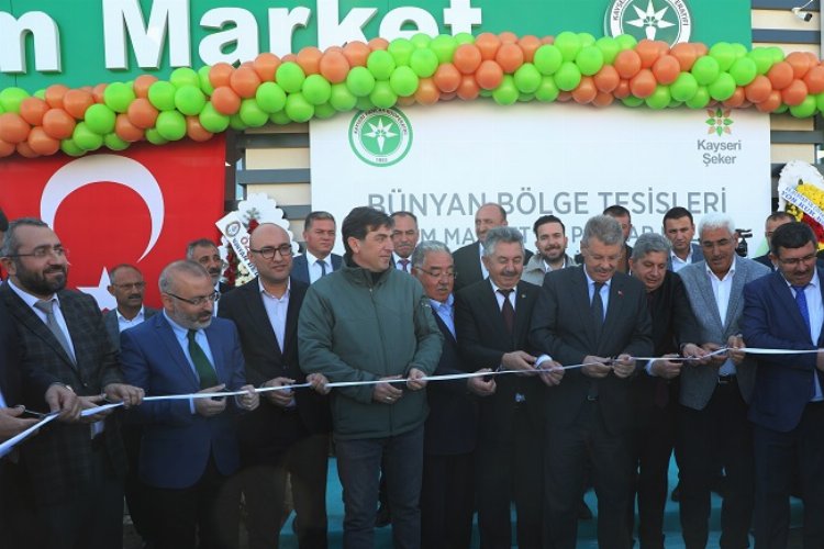 Kayseri Şeker'den Bünyan'da çifte açılış -
