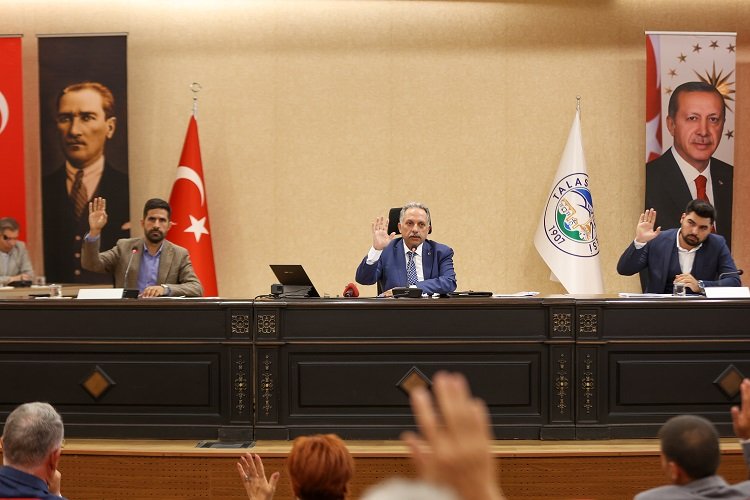 Kayseri Talas Meclisi'nde karar oy birliğiyle -