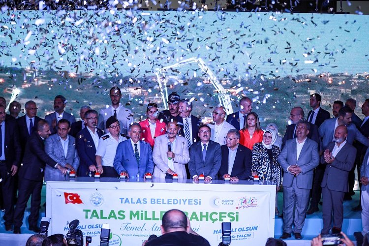 Kayseri Talas Millet Bahçesi'ne ilk harç -