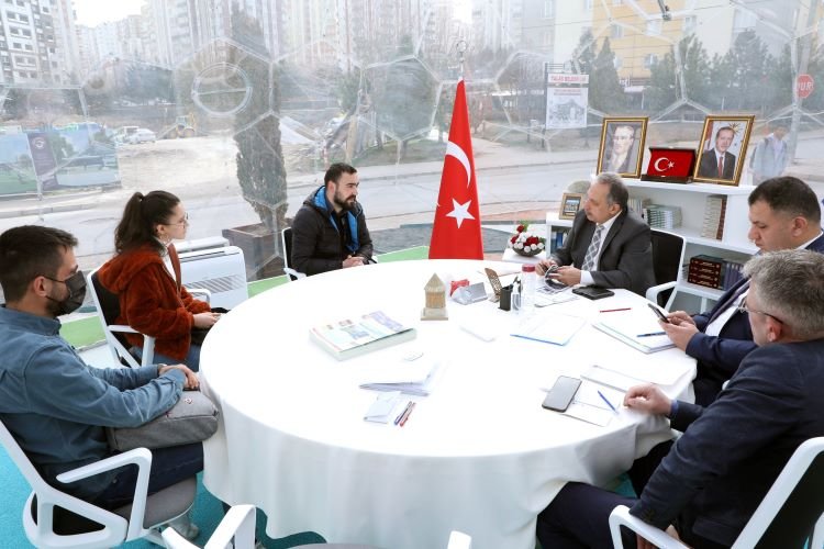 Kayseri Talas'ın sorunları 'Şeffaf Oda'da çözülüyor -