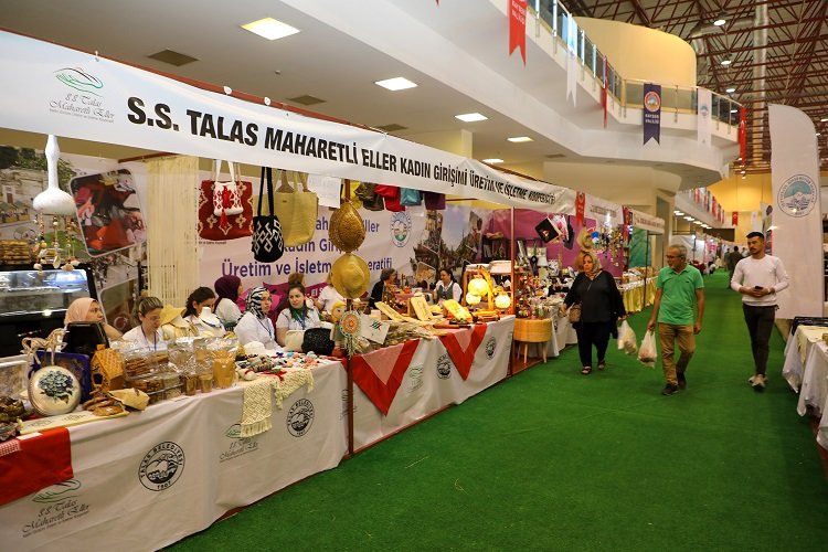 Kayseri Talas'ın yıldızı fuarlarda parlıyor -
