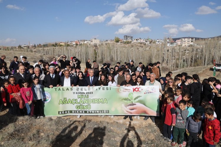 Kayseri Talas'ta ağaç dikme seferberlği -