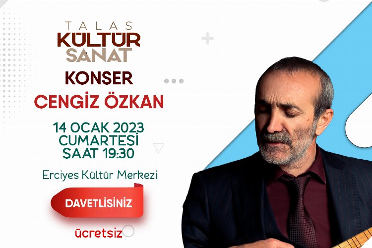 Kayseri Talas'ta Cengiz Özkan heyecanı -