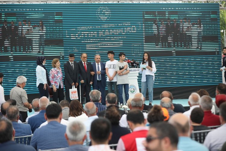 Kayseri Talas'ta dikkat çeken sürpriz -