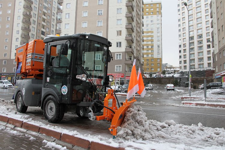 Kayseri Talas'ta kış çalışması -