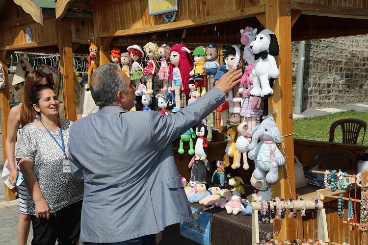 Kayseri Talas'ta maharetli eller misafirlerini bekliyor -