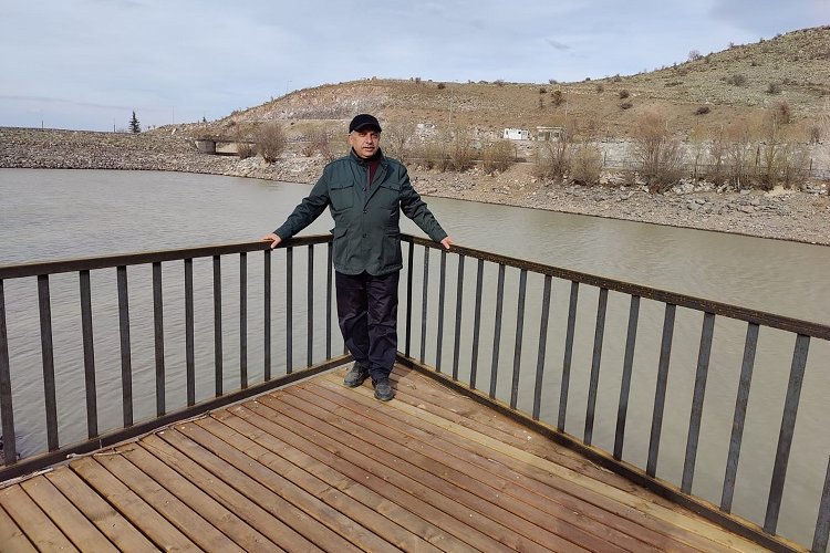 Kayseri Talas'ta sulama kanallarına yakın takip -