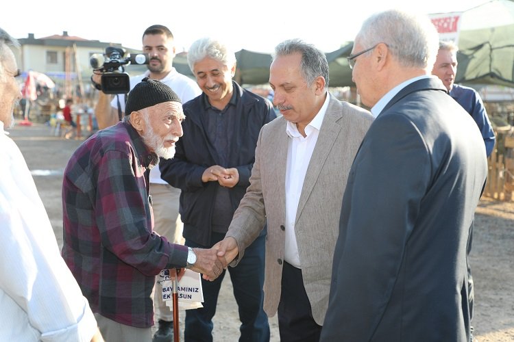 Kayseri Talas'ta vatandaşa protokol ziyareti -