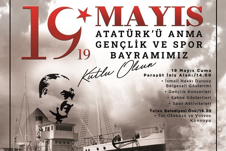 Kayseri Talas'tan 19 Mayıs hazırlığı -