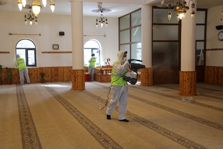 Kayseri Talas'tan cami temizliği -