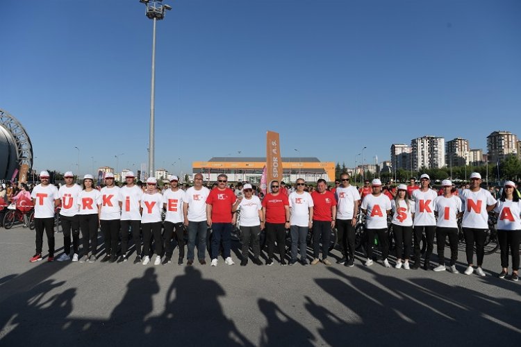 Kayseri Türkiye aşkına pedalladı -