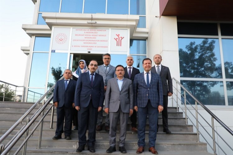 Kayseri Valisi'nden Aile Sosyal Hizmetler'e ziyaret -