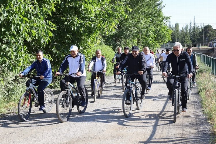 Kayseri Yahyalı'da bisiklet turu -
